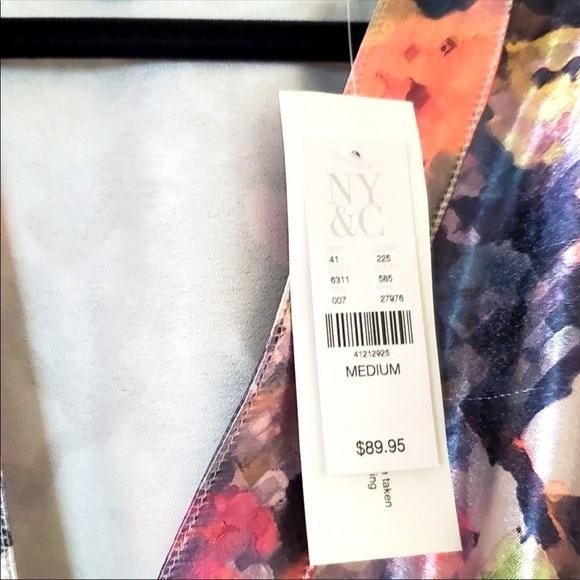 Abstract Floral Satin Duster with *Pockets*!! - Picture 6 of 11